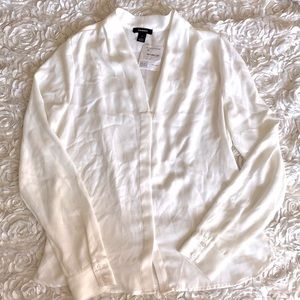 New Halogen chiffon blouse size xs